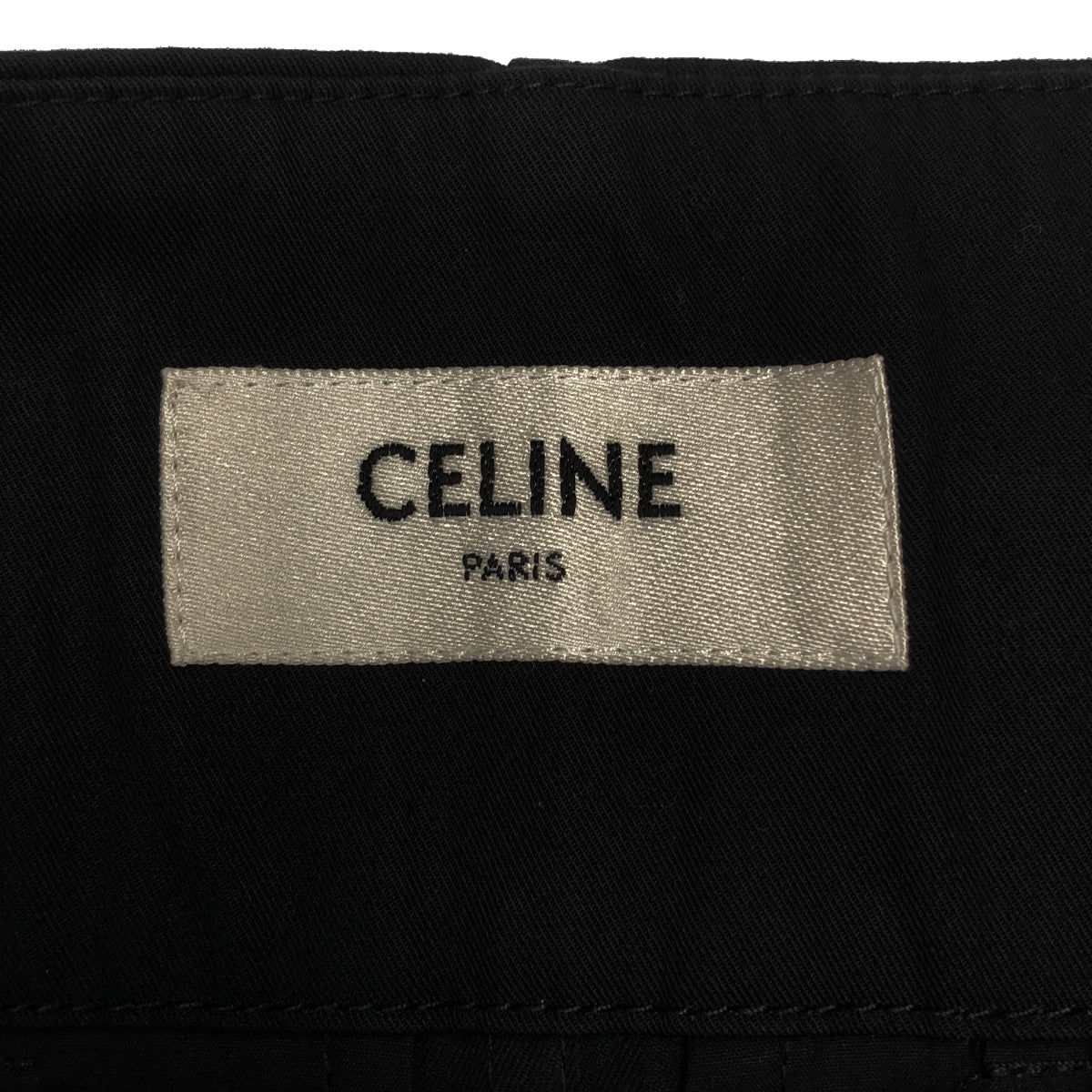 CELINE / セリーヌ | マカダムボタン タック スカート | 38 | ブラック | レディース