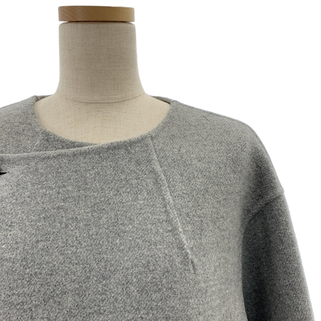 HYKE / ハイク | ウール ベルテッド オーバー コート | 1 | レディース