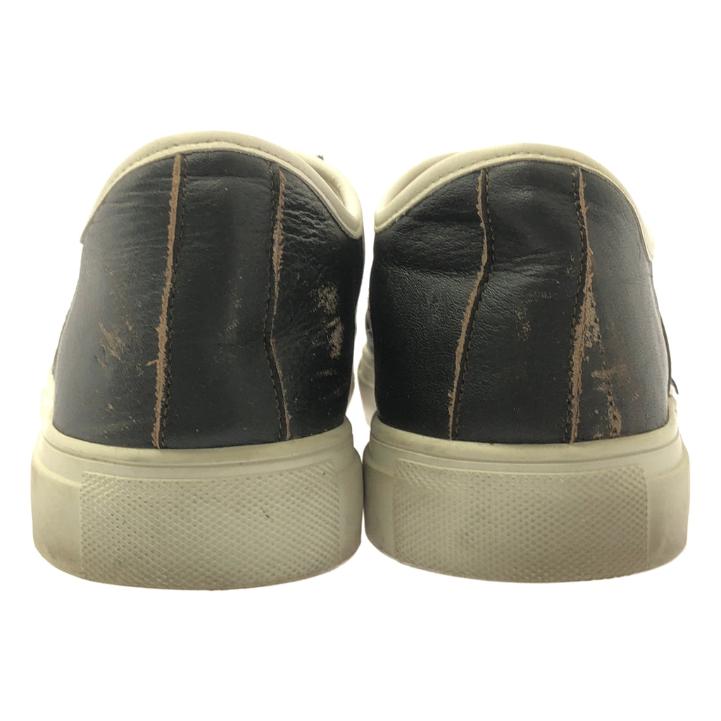 GEOFFREY B.SMALL / 제프리 B스몰 | 데미지 가공 로우 컷 스니커즈 | 42 | 블랙 | 남성