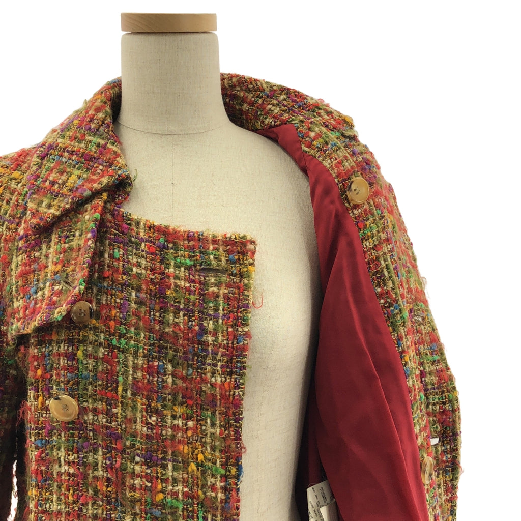 JUNYA WATANABE COMME des GARCONS / ジュンヤワタナベ | 2000AW | ウール ツイード トレンチ コート | S | レディース