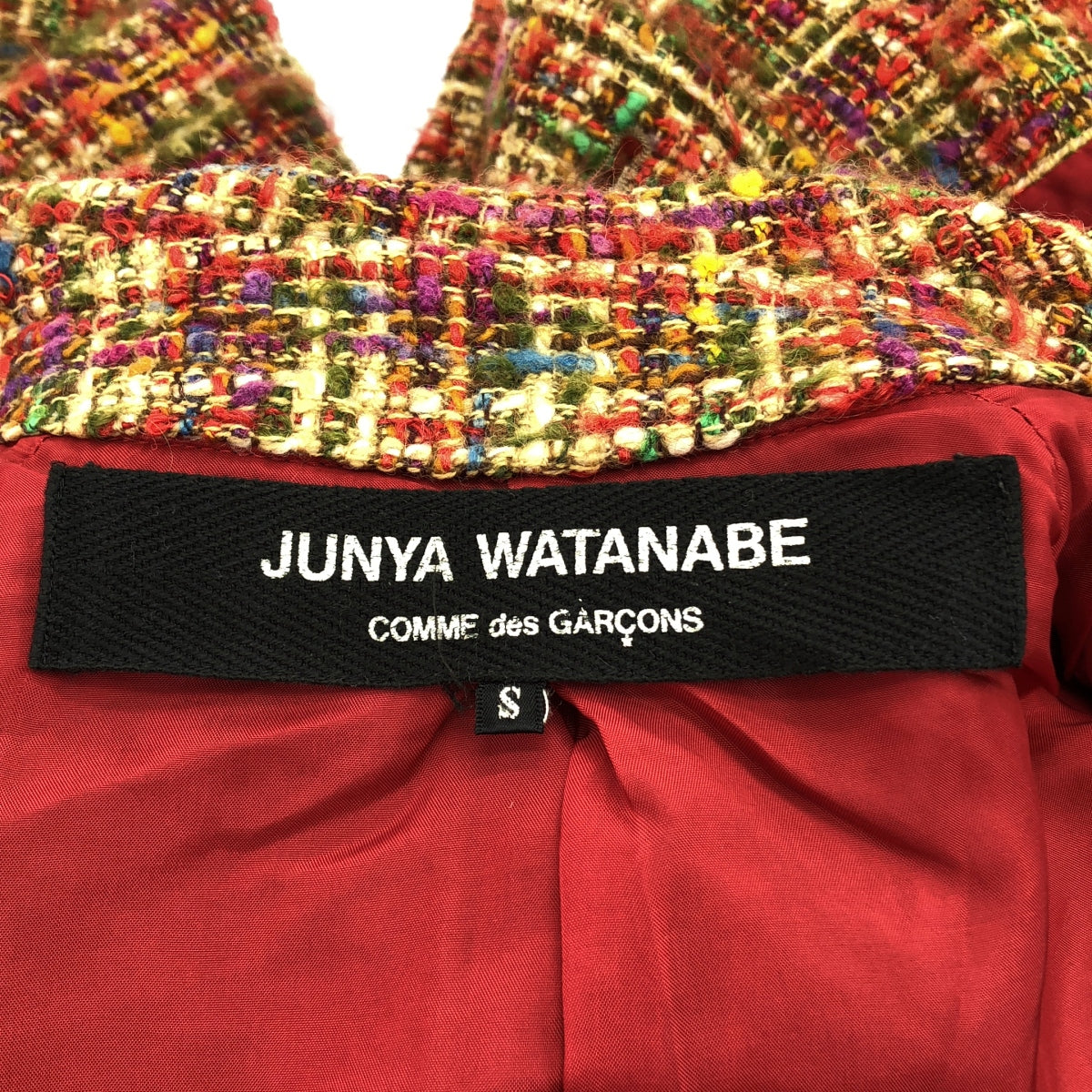 JUNYA WATANABE COMME des GARCONS / ジュンヤワタナベ | 2000AW | ウール ツイード トレンチ コート | S | レディース