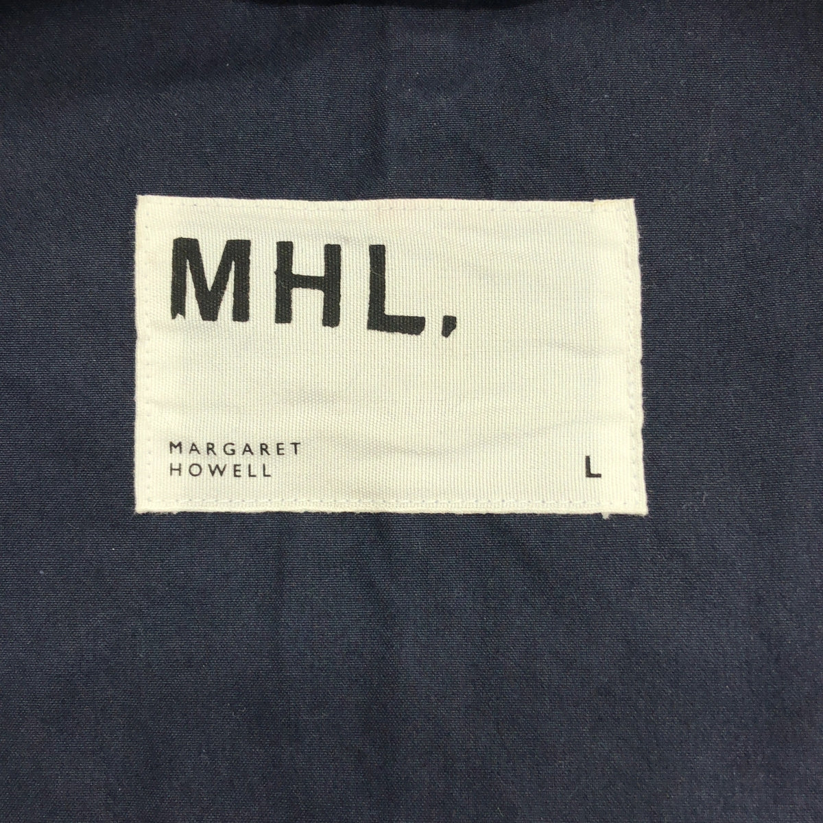 MHL. / エムエイチエルマーガレットハウエル | コットン  テントコート | L |