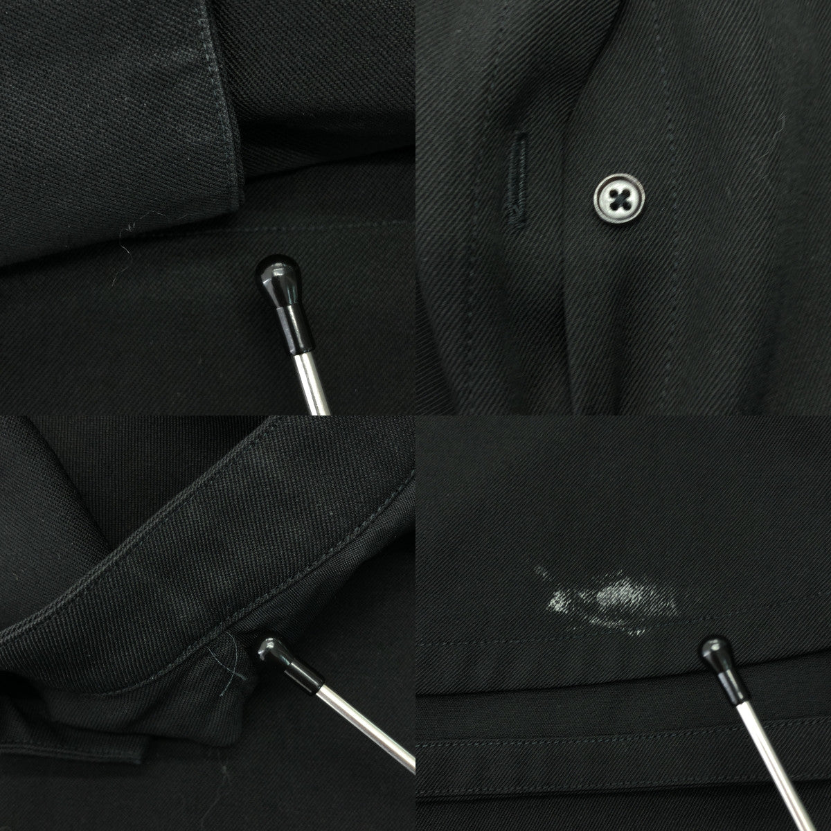 【美品】  JIL SANDER / ジルサンダー | バンドカラー ラップ ドレス ワンピース | 32 | ブラック | レディース