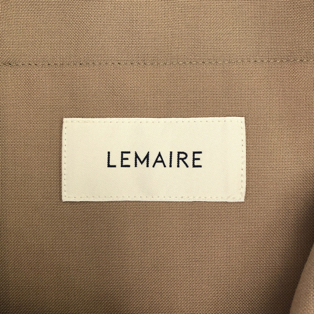 【美品】  LEMAIRE / ルメール | 2021AW | シャツジャケット | 46 | ベージュ | メンズ