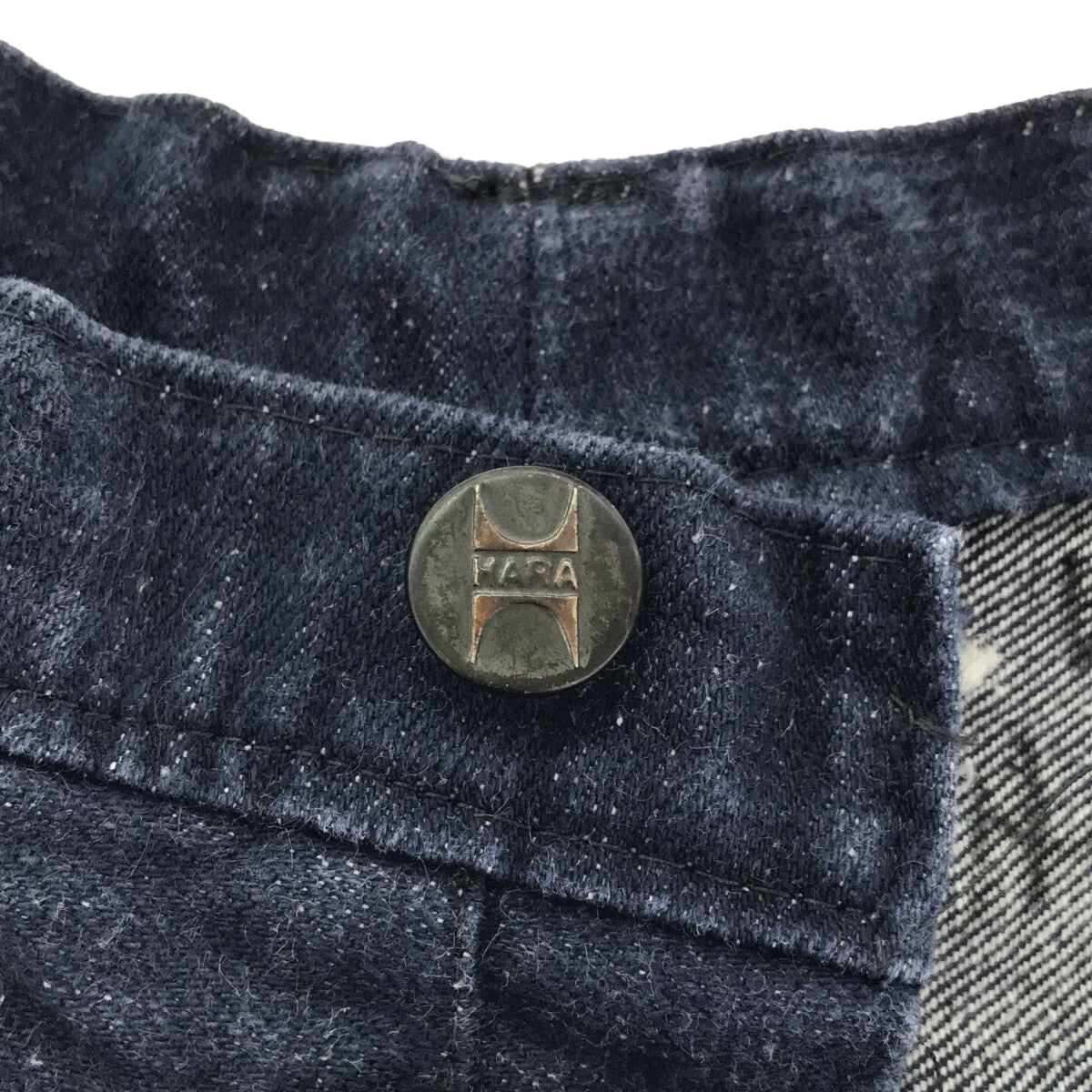 VINTAGE / 빈티지 헌 옷 | US.NAVY 선원 플레어 데님 바지 | W32 | 인디고 | 여성