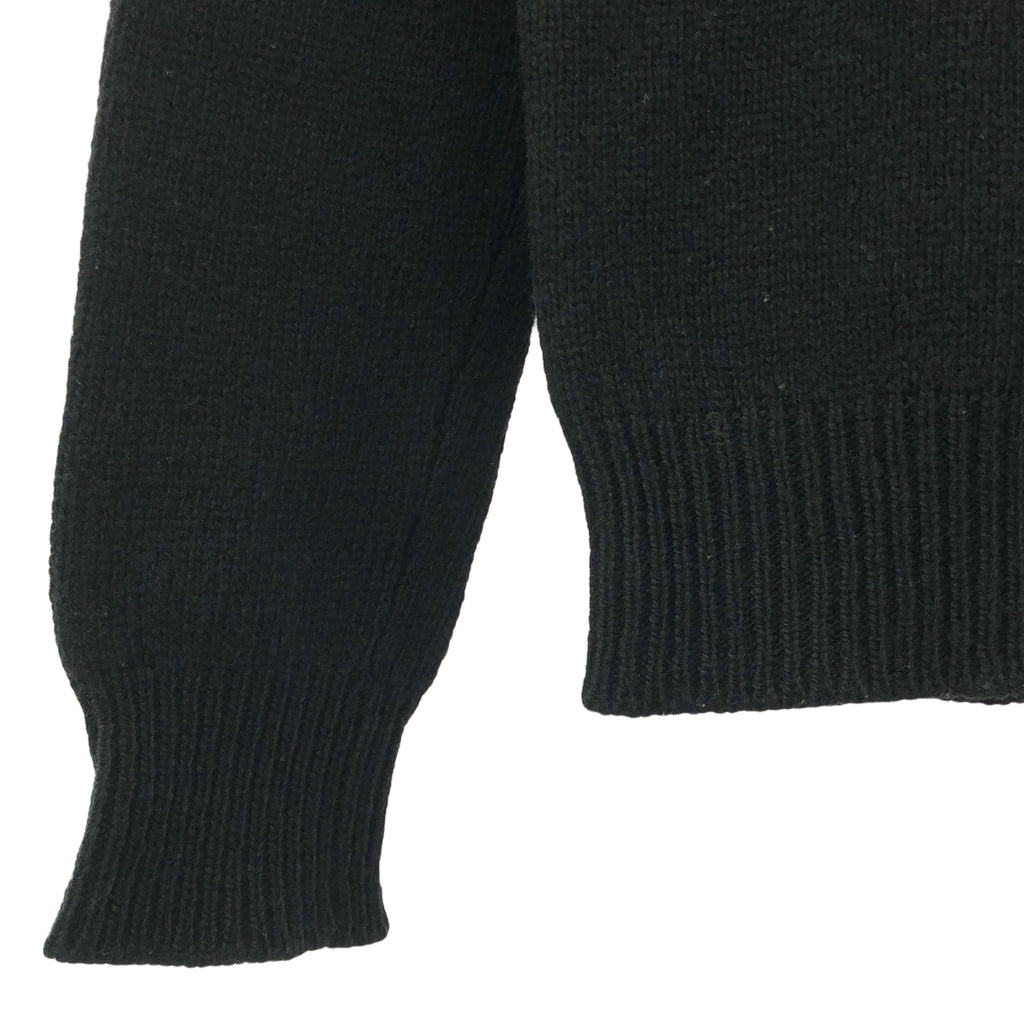 SAINT LAURENT PARIS / サンローランパリ | 2015AW | エディ期 ハーフジップ ウールニット | S | ブラック | メンズ