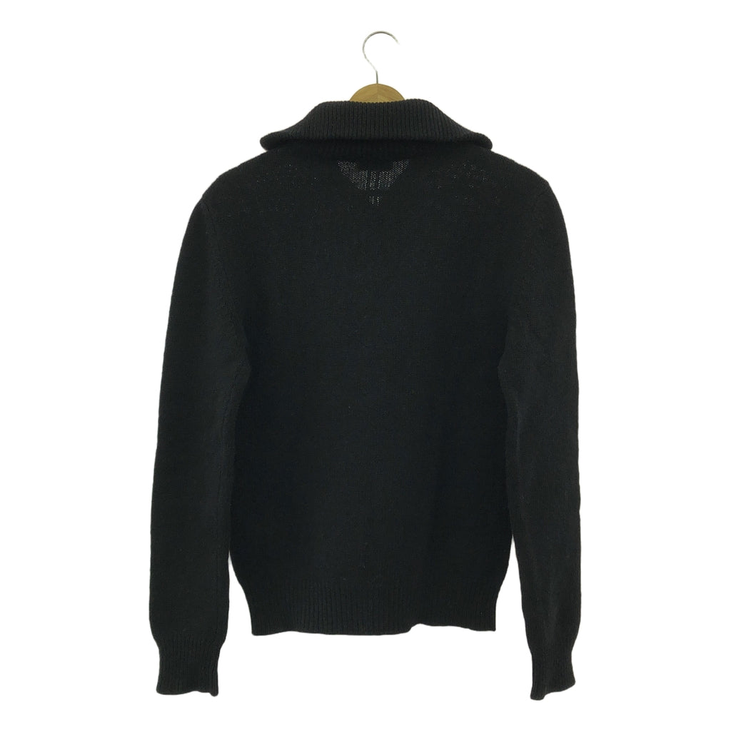 SAINT LAURENT PARIS / サンローランパリ | 2015AW | エディ期 ハーフジップ ウールニット | S | ブラック | メンズ