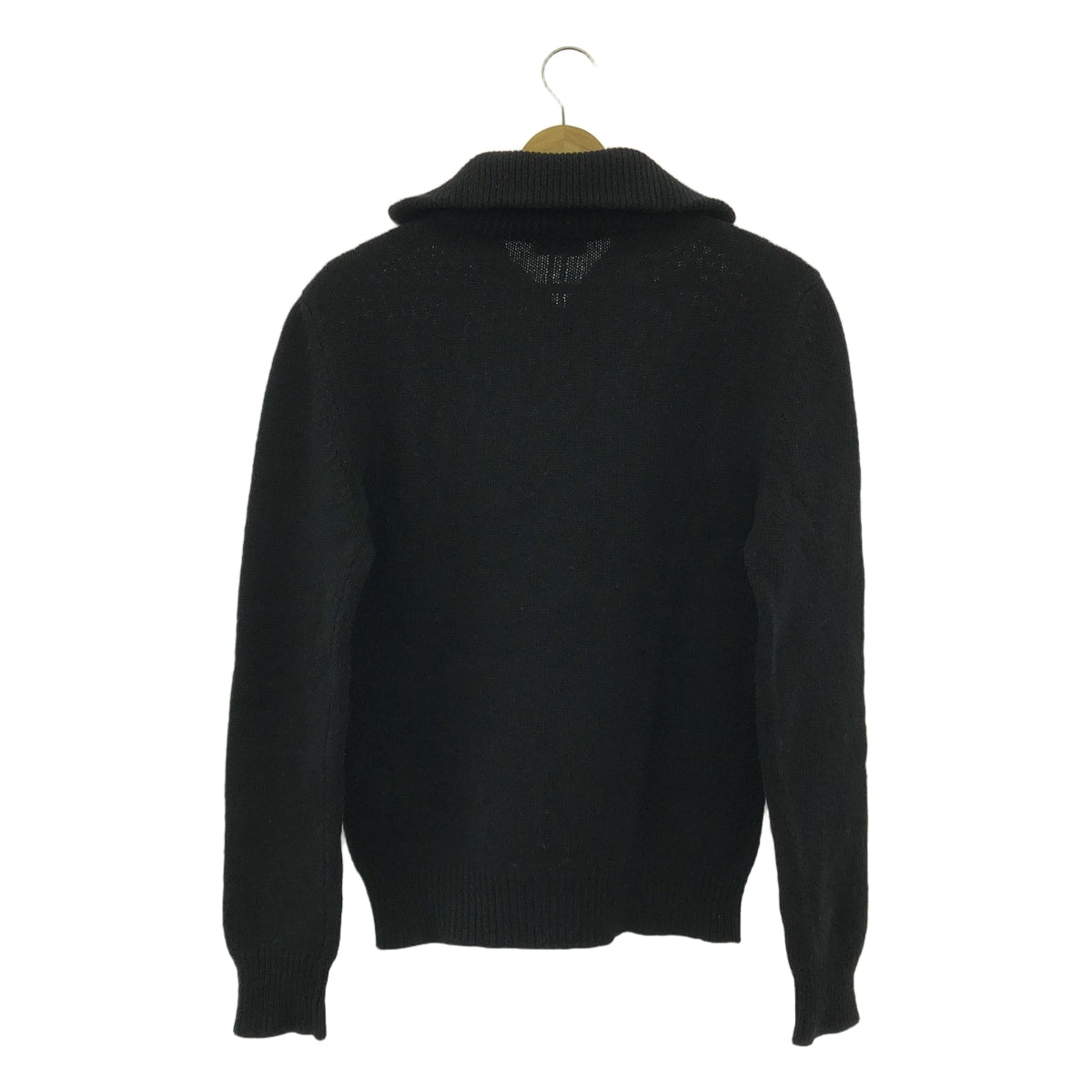 SAINT LAURENT PARIS / サンローランパリ | 2015AW | エディ期 ハーフジップ ウールニット | S | ブラック | メンズ