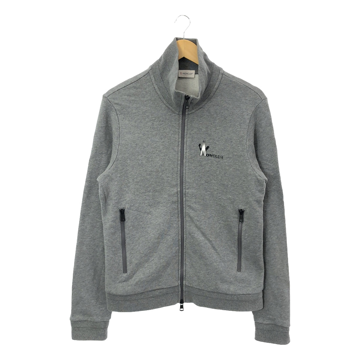 MONCLER / モンクレール | MAGLIA CARDIGAN マグリア ロゴプリント ジップアップ スウェット カーディガン | M | メンズ