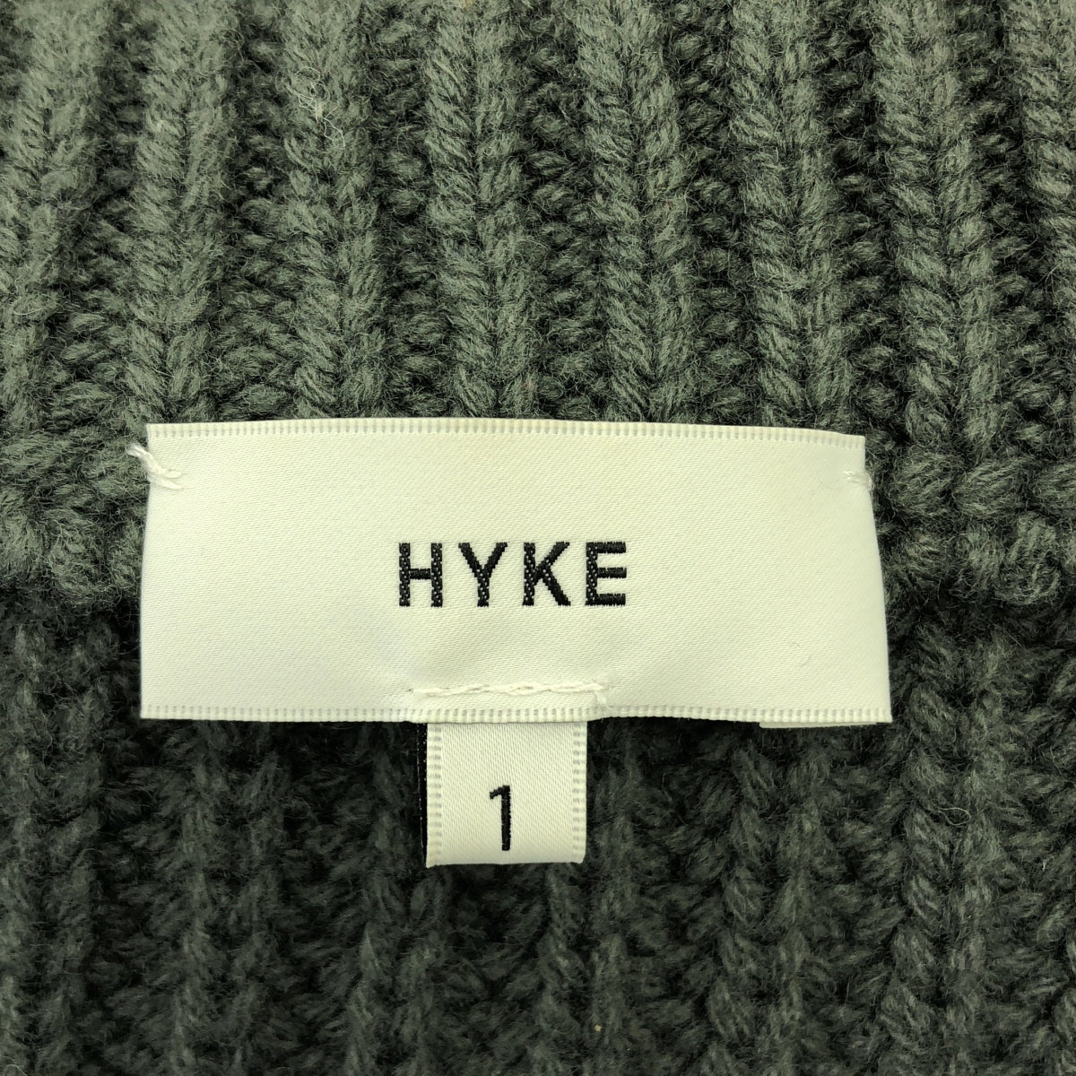 HYKE / ハイク | RIBBED CROP TOP リブ クロップド ニット | 1 | レディース