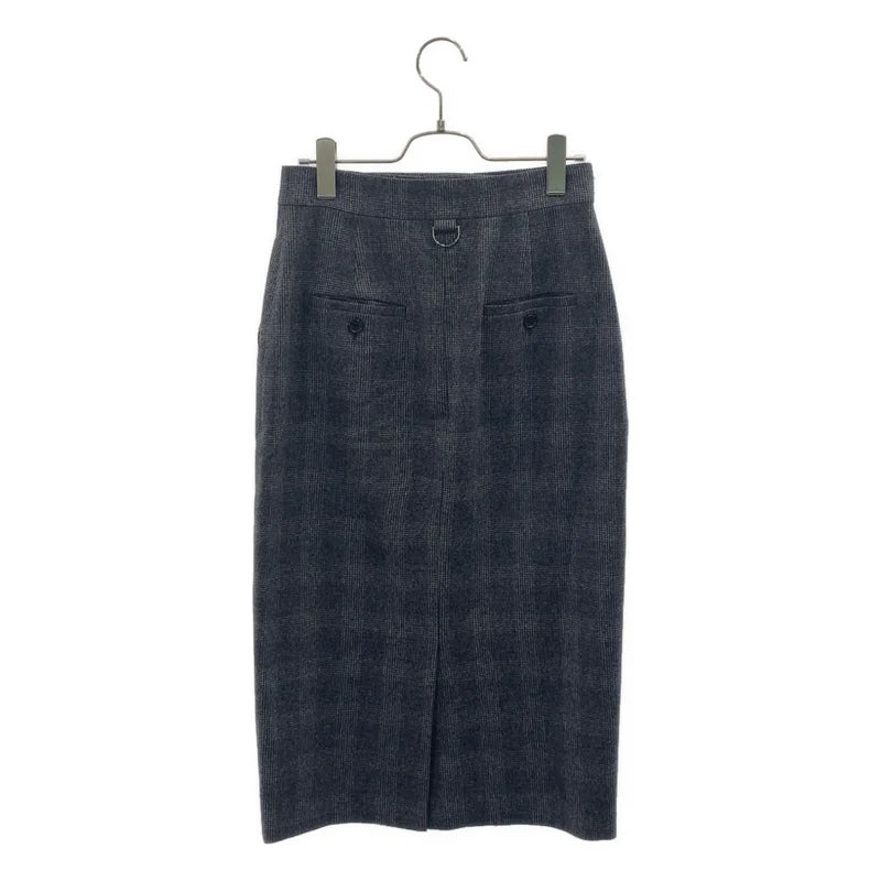 Max Mara / マックスマーラ | ウール カシミヤ グレンチェック タイトスカート | 38 | レディース