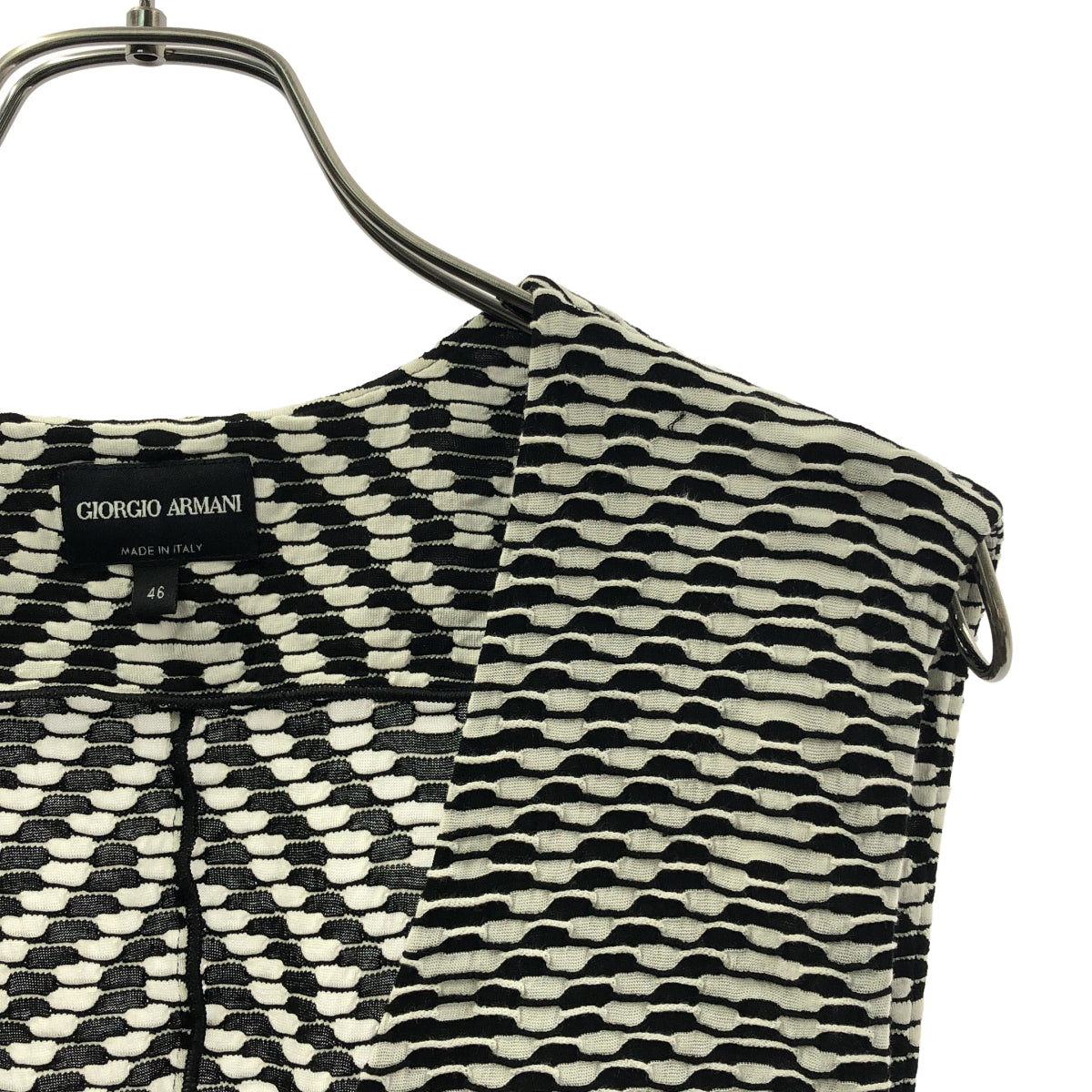 GIORGIO ARMANI / 조르지오 아르마니 | 총 무늬 니트 베스트 | 46 | 남성