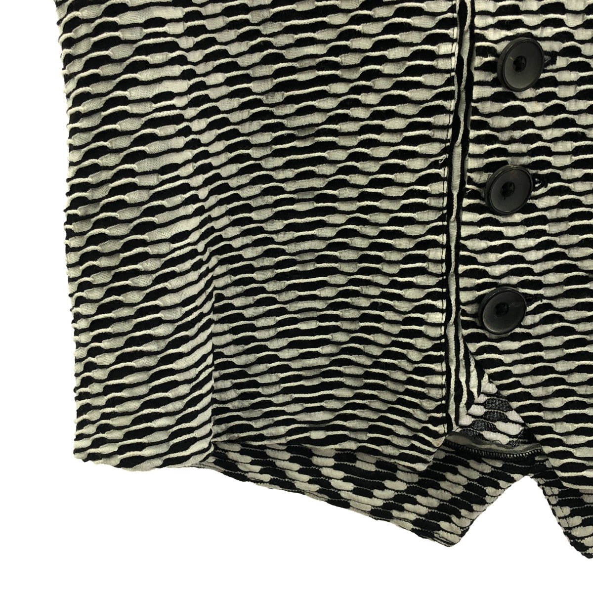 GIORGIO ARMANI / 조르지오 아르마니 | 총 무늬 니트 베스트 | 46 | 남성