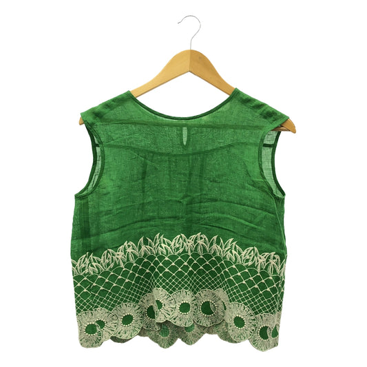 mina perhonen / mina perhonen | 2018 s/s | ananas sleeveless blouse | 36 | women's