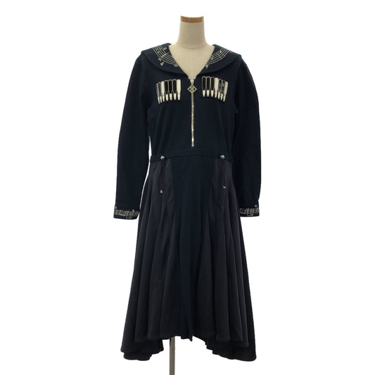 ha | za | ma / Hazama | Dangan Soten dress | M | Navy | Women's