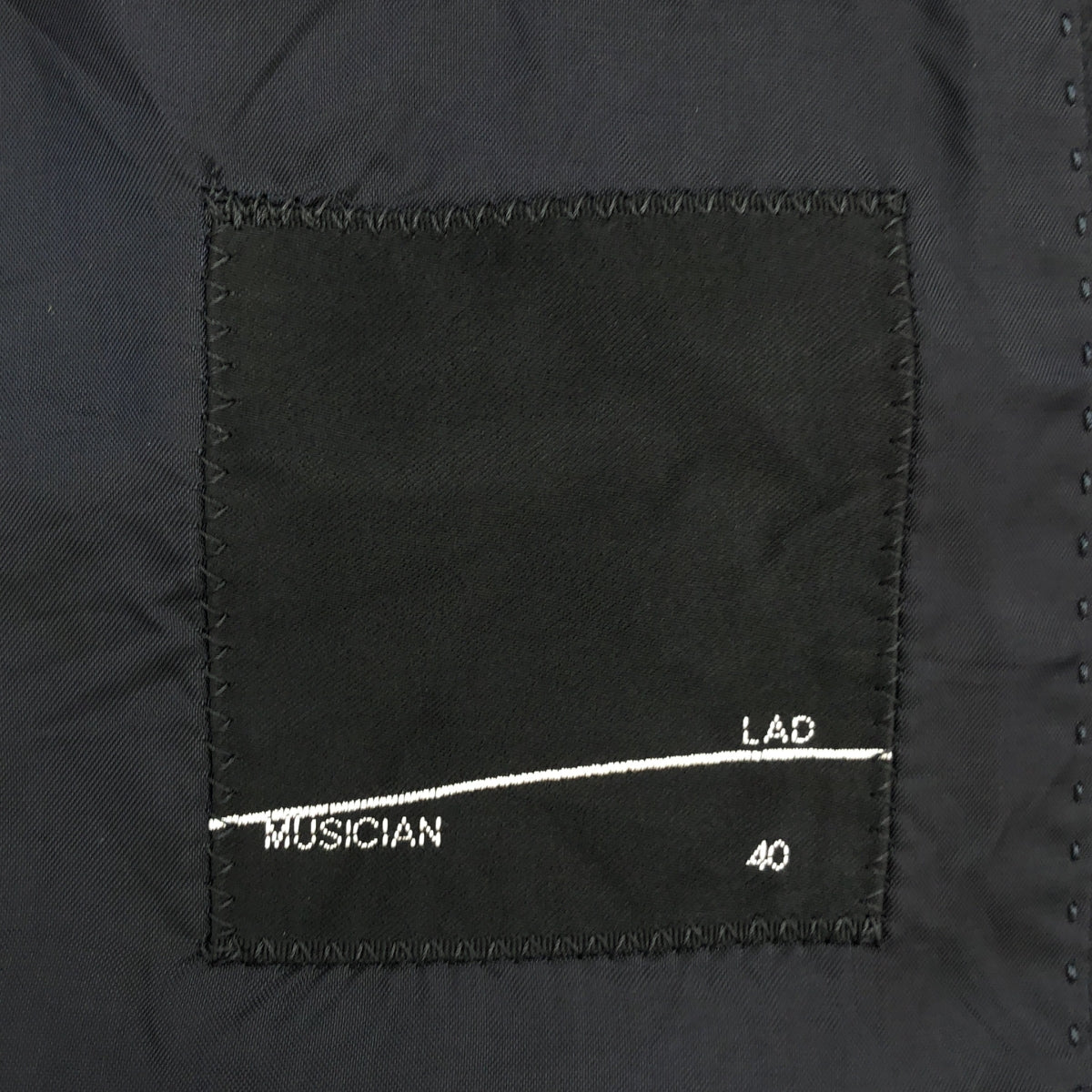 LAD MUSICIAN / ラッドミュージシャン | シルクラペル 1B シングルブレスト テーラードジャケット / 総裏地 | 40 | ブラック | レディース