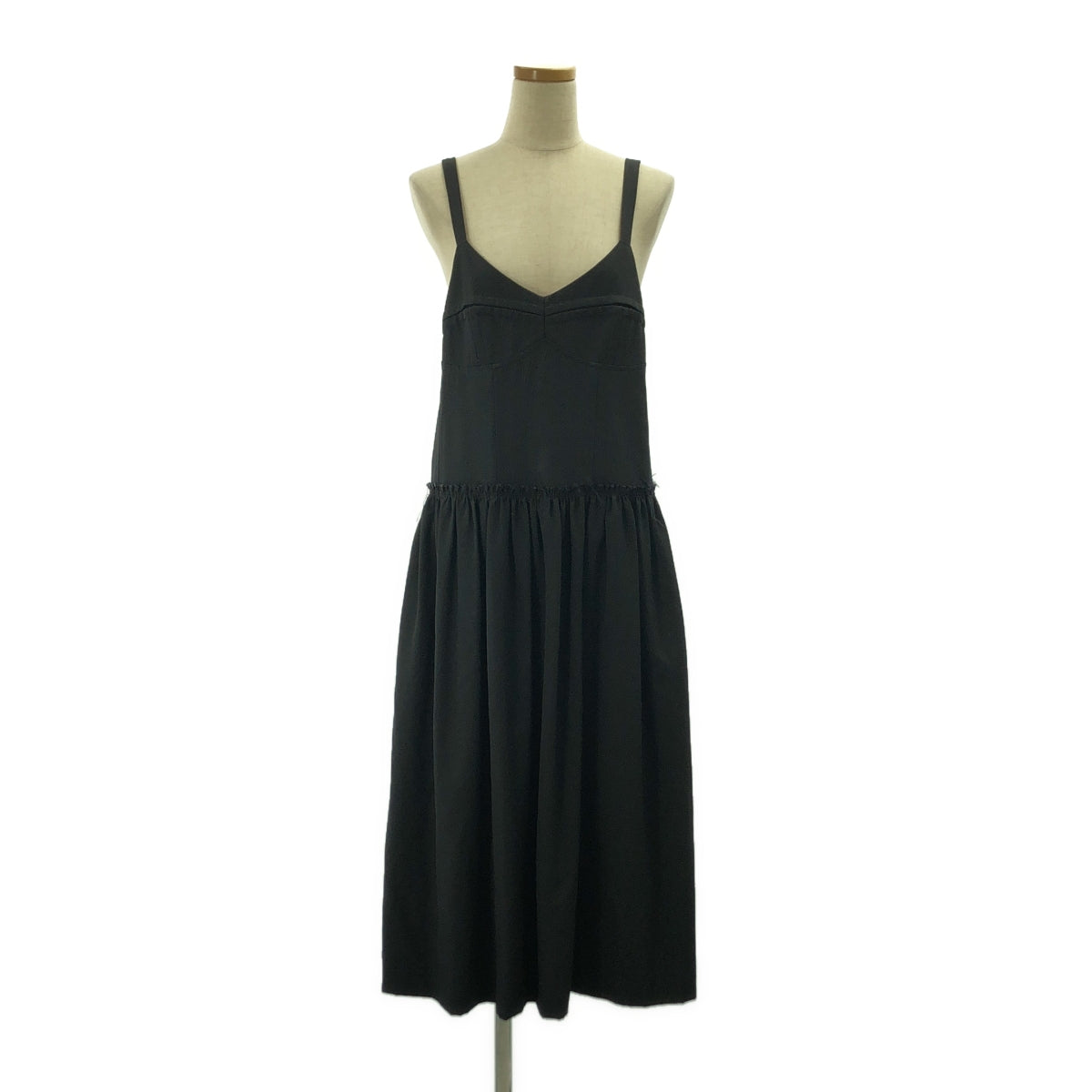 COMME des GARCONS COMME des GARCONS / コムコム | 2015AW | ウール ギャザー キャミソール ワンピース | M | レディース