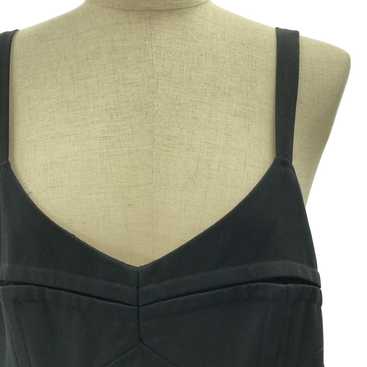 COMME des GARCONS COMME des GARCONS / コムコム | 2015AW | ウール ギャザー キャミソール ワンピース | M | レディース