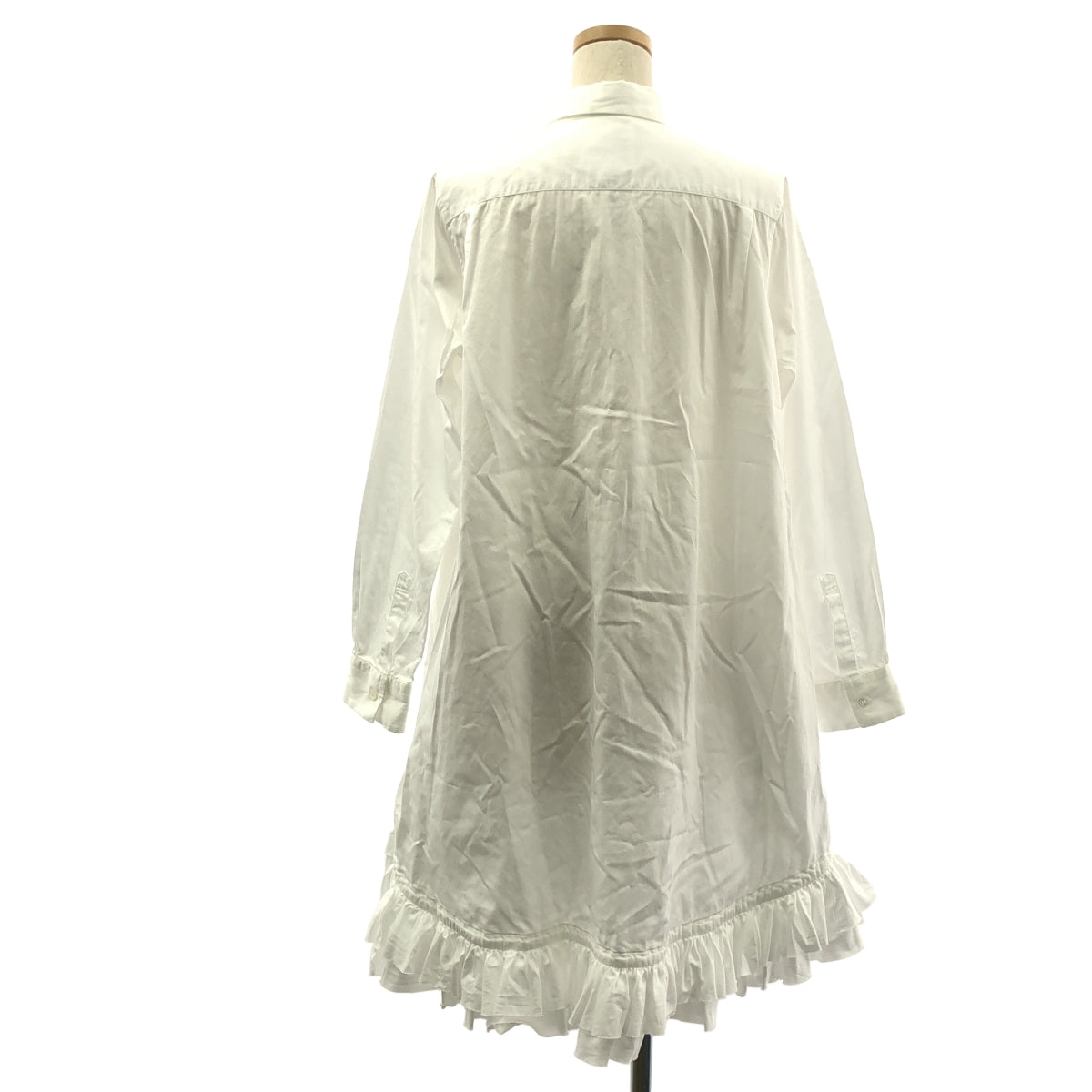 noir kei ninomiya | 2021 秋冬 | 超大荷葉邊裝飾長襯衫/罩衫/洋裝 | S 碼 |