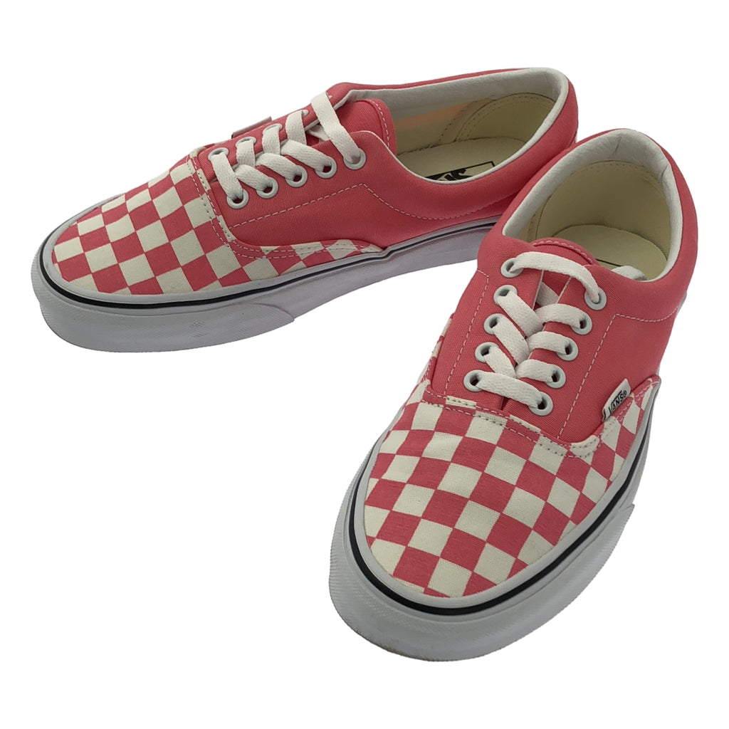 【美品】  VANS / バンズ | ERA CHECKERBOARD エラ チェッカーボード ローカットスニーカー | 25 | ストロベリーピンク | レディース