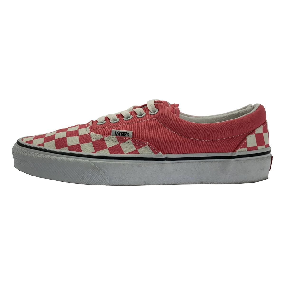 [狀況極佳] VANS ERA CHECKERBOARD 低筒運動鞋 | 尺寸 25 | 草莓粉紅 | 女款