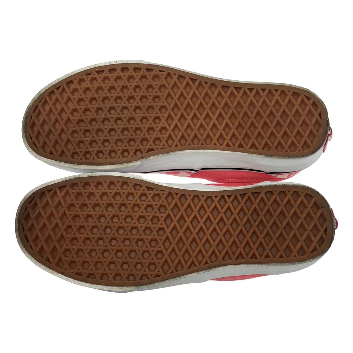 [狀況極佳] VANS ERA CHECKERBOARD 低筒運動鞋 | 尺寸 25 | 草莓粉紅 | 女款