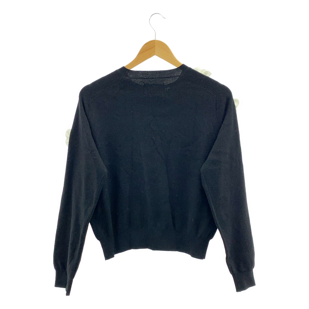 SEVEN TEN 由 MIHO KAWAHITO | 緞面花朵圖案針織衫 | S碼 |