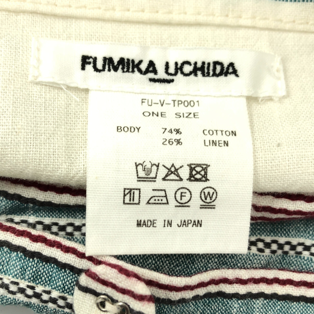 FUMIKA UCHIDA / フミカウチダ | handkerchief bib top / コットンリネン プルオーバートップス | ONE SIZE | GREEN PLAID | レディース