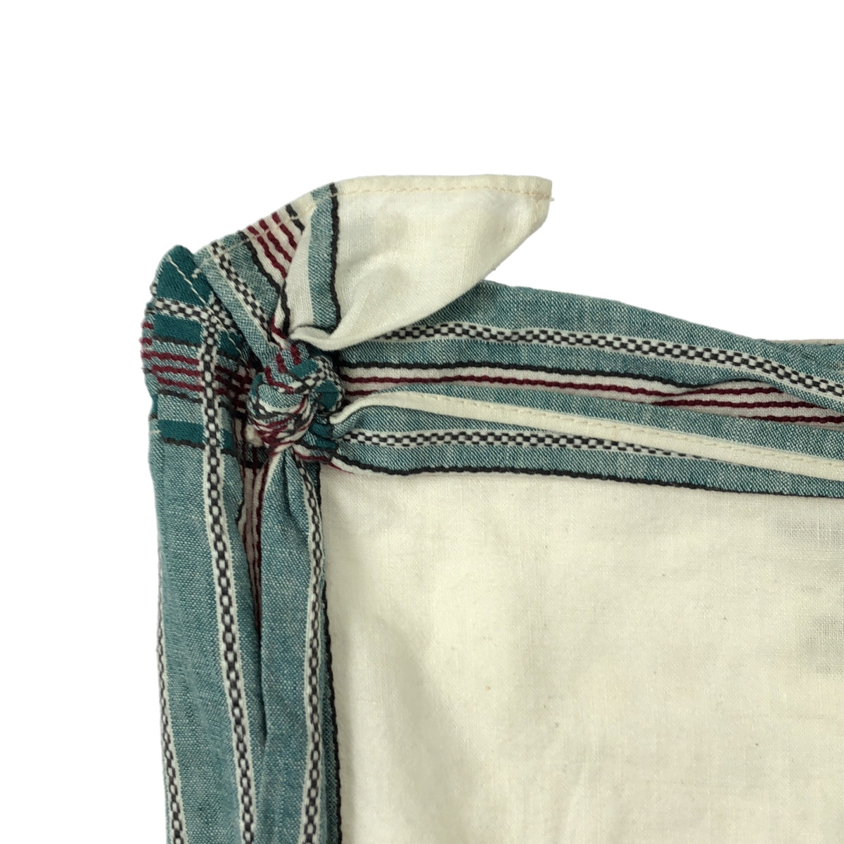 FUMIKA UCHIDA / フミカウチダ | handkerchief bib top / コットンリネン プルオーバートップス | ONE SIZE | GREEN PLAID | レディース