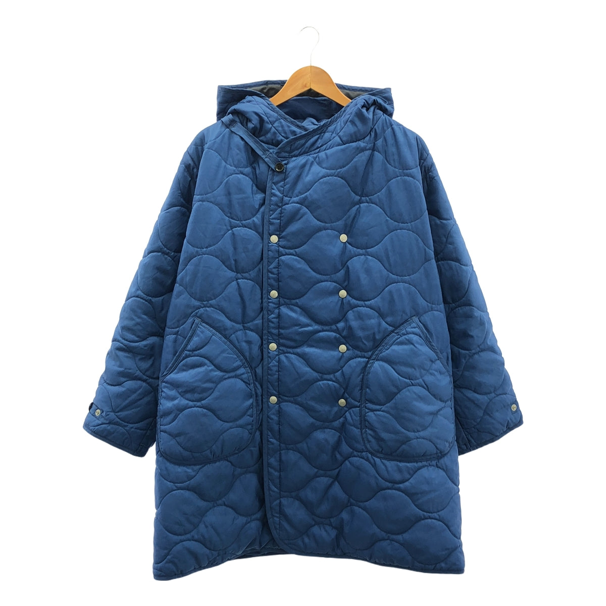 45r / 포티파이브얼 | 나일론 퀼트 908 요팅 코트 | 블루 | 여성