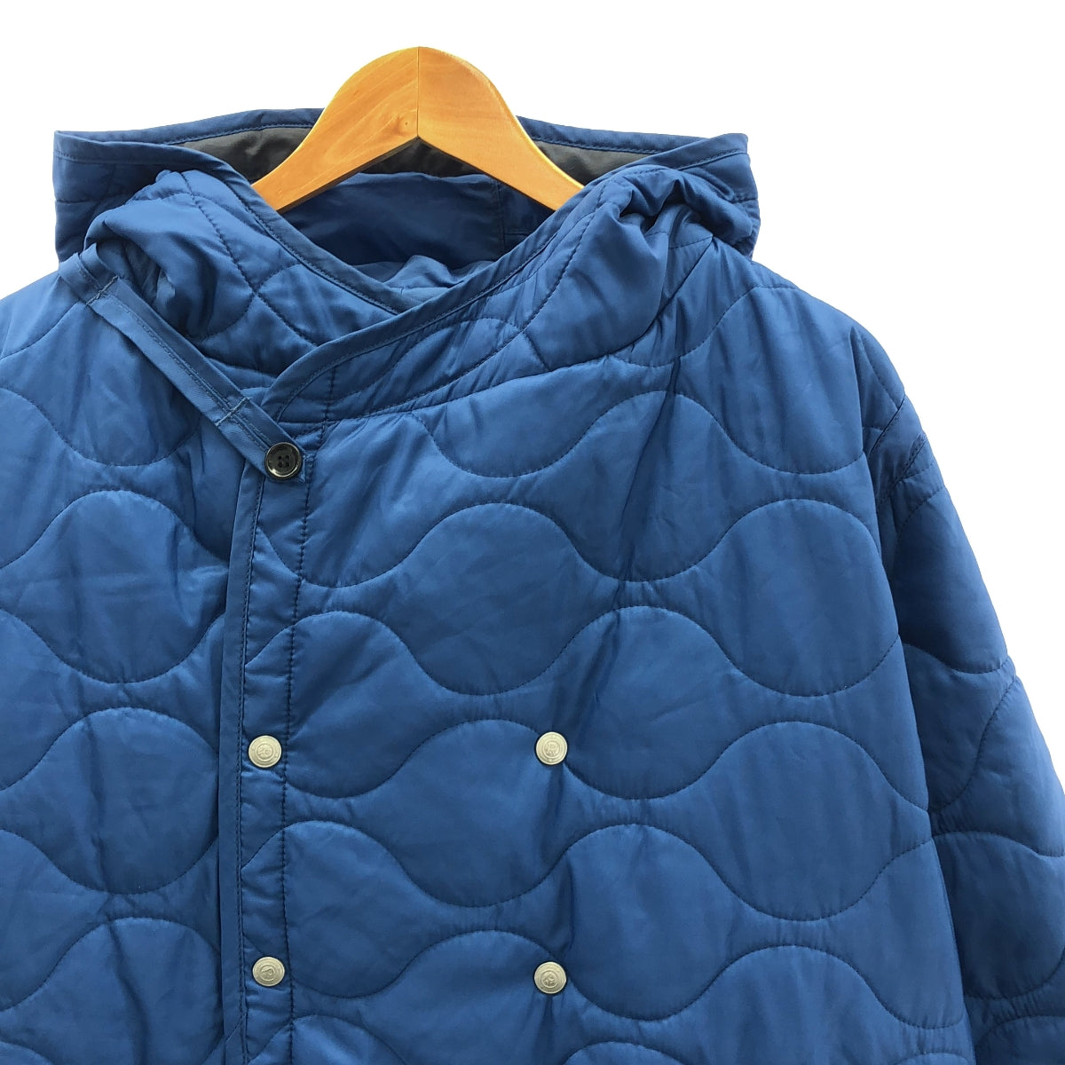 45r / 포티파이브얼 | 나일론 퀼트 908 요팅 코트 | 블루 | 여성