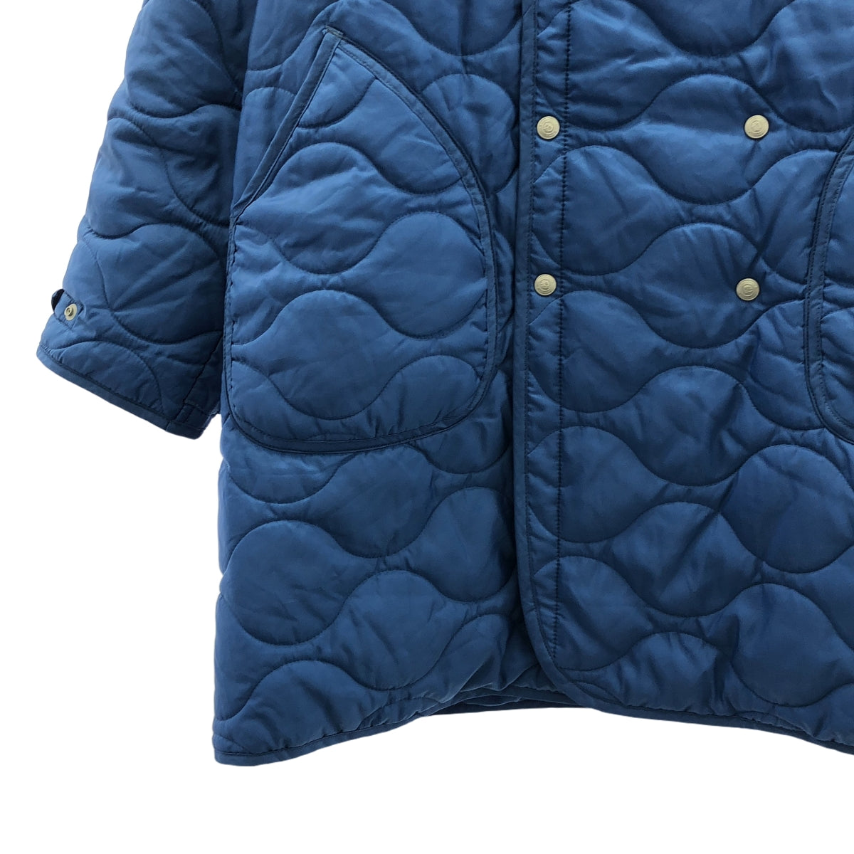 45r / 포티파이브얼 | 나일론 퀼트 908 요팅 코트 | 블루 | 여성