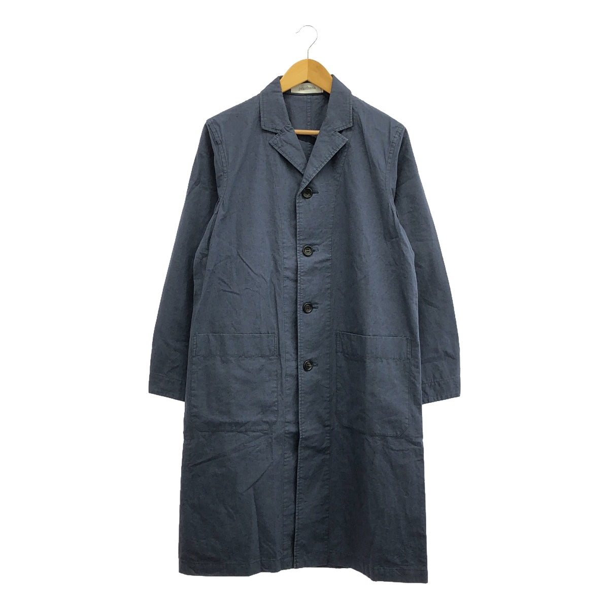 【新品】  prasthana / プラスターナ | C/L atelier coat | M | ネイビー | メンズ