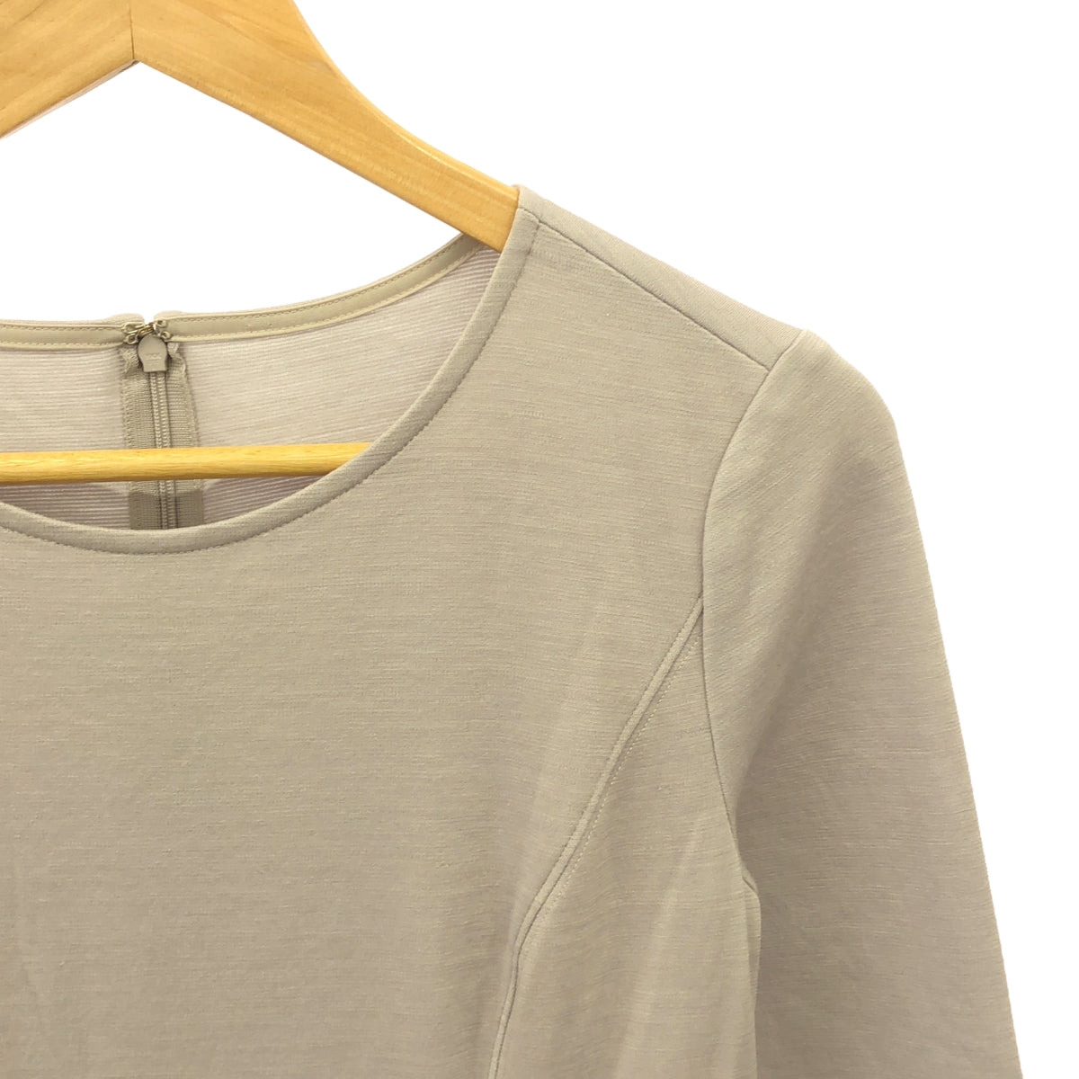 阿納伊 |圓領羊毛連身裙 | 38 |灰色 |女性的