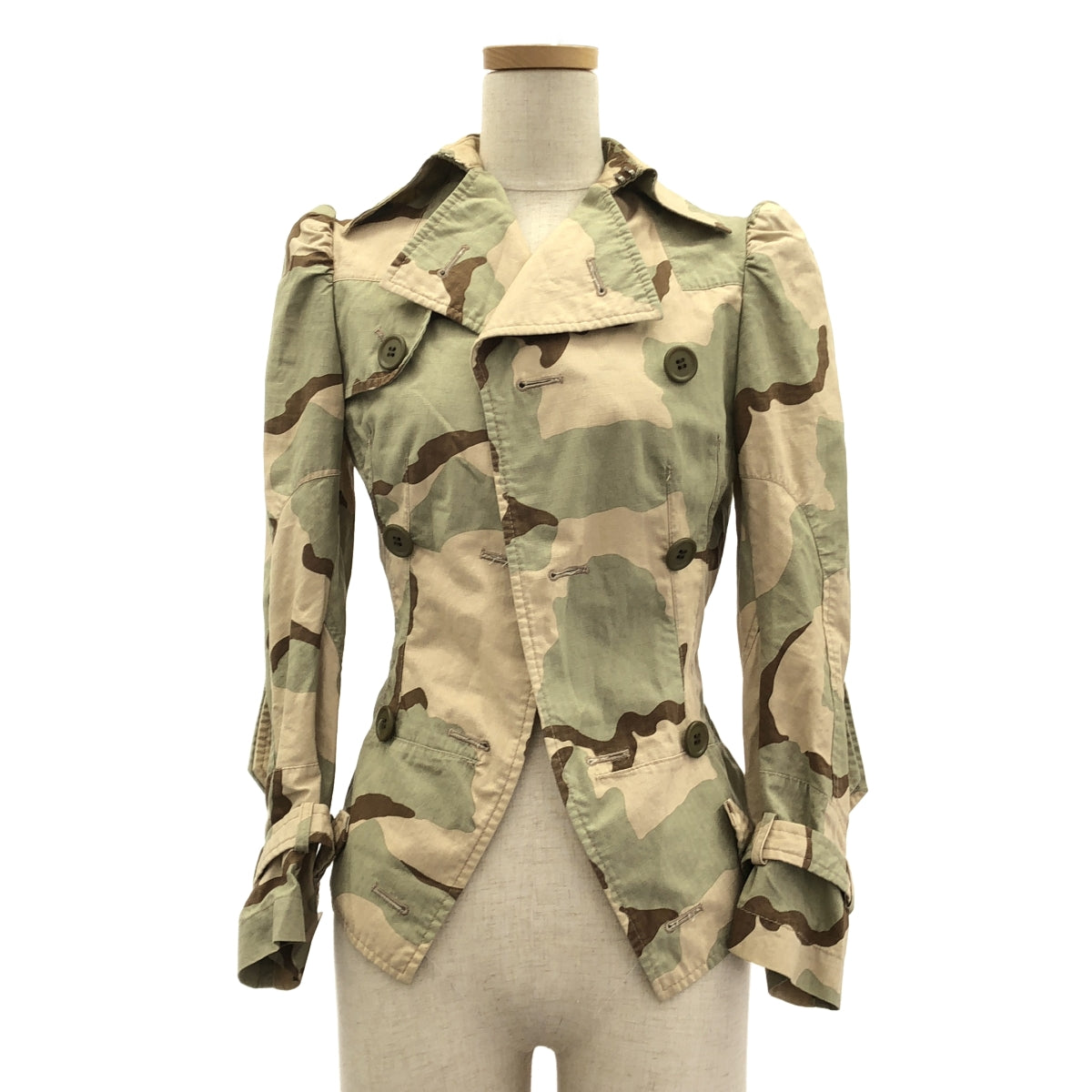 JUNYA WATANABE COMME des GARCONS / 준야와타나베 | 2006SS | 총무늬 위장 위장 립스톱 밀리터리 더블 재킷 | SS |