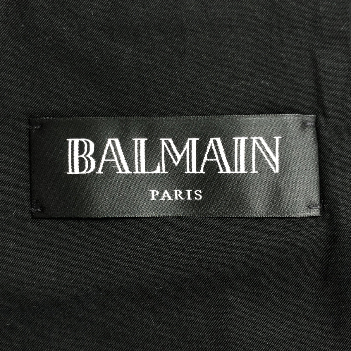 BALMAIN / バルマン | コットン メタルボタン 1B ショールカラー テーラードジャケット | 48 | ブラック | メンズ