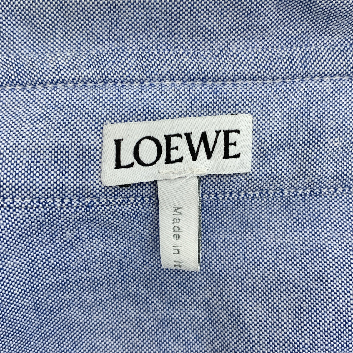 LOEWE / 로에베 | 2021SS | 엠브로이드 아나그램 로고 오버 실루엣 셔츠 | 43 | 남성
