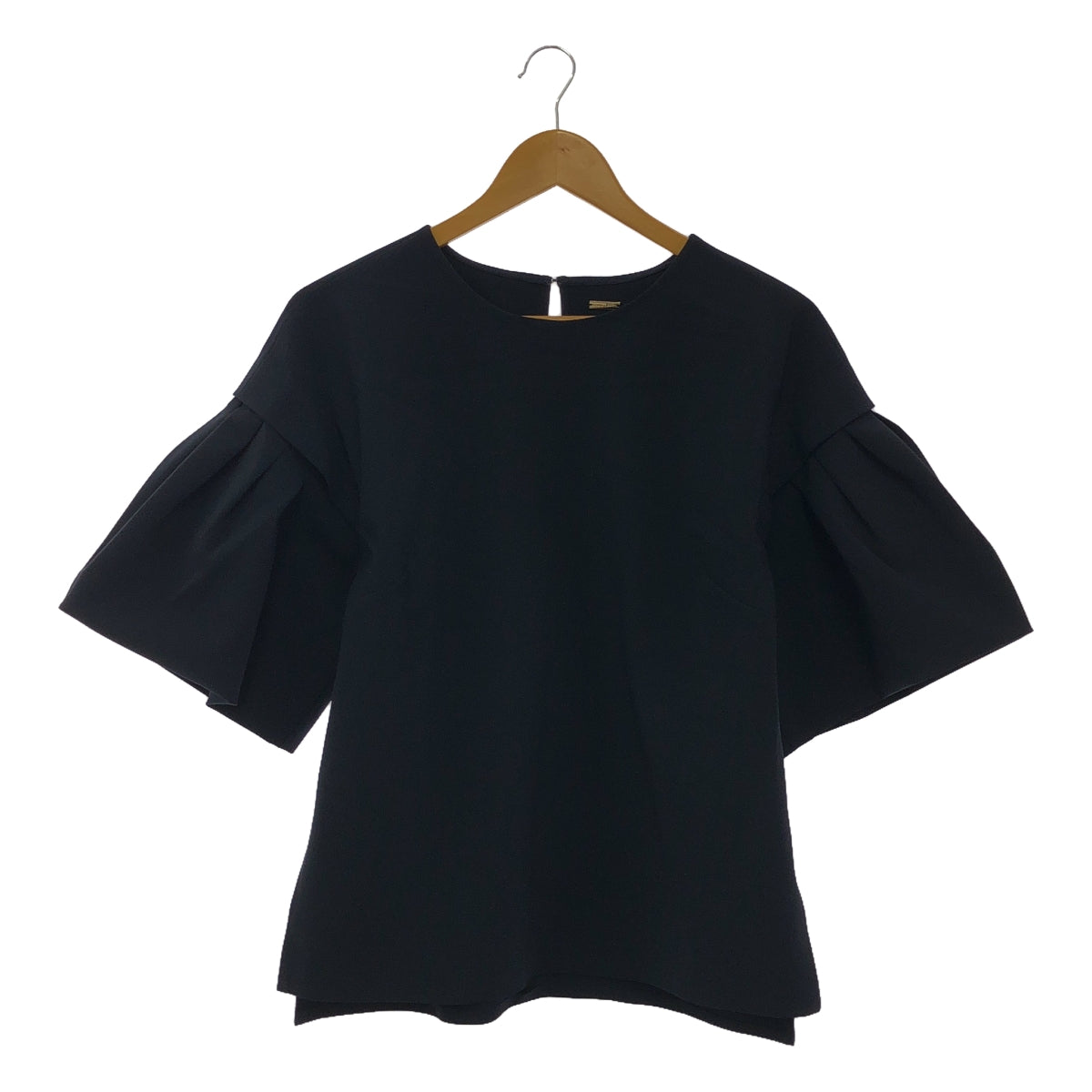 ADAM LIPPES | Voluminous Layered Sleeve Slit Blouse Top | S | Women's