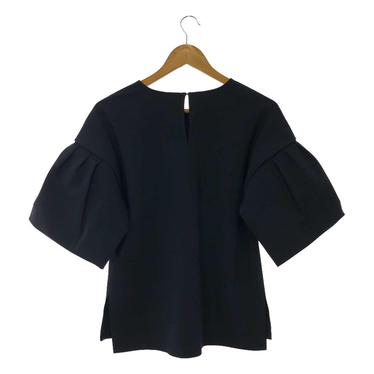 ADAM LIPPES | Voluminous Layered Sleeve Slit Blouse Top | S | Women's