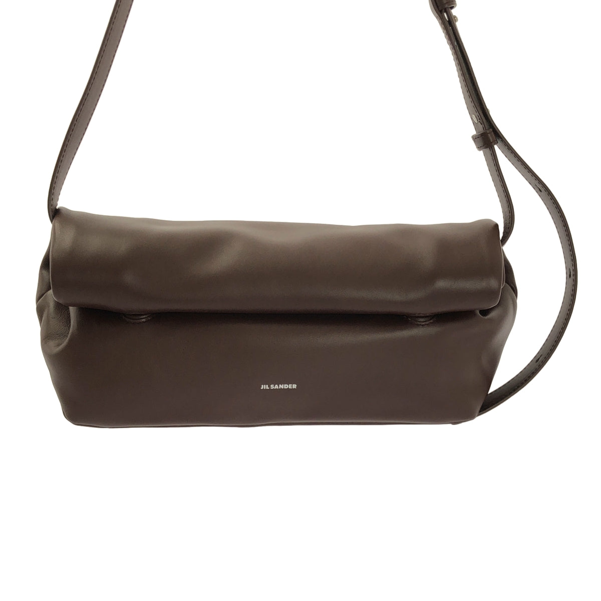 【미품】 JIL SANDER / 질 썬더 | Small Rollup Shoulder Bag 스몰 롤업 숄더백 | 보르도 | 여성