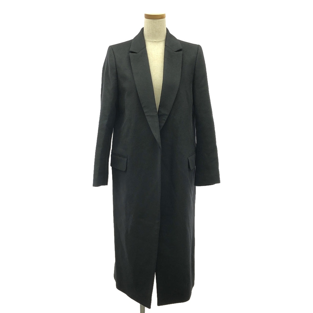 【美品】  robelite&CO. / ローベリイテアンドシーオー | COLOMBO カシミヤ混 ウール チェスター コート | 36 | ブラック | レディース