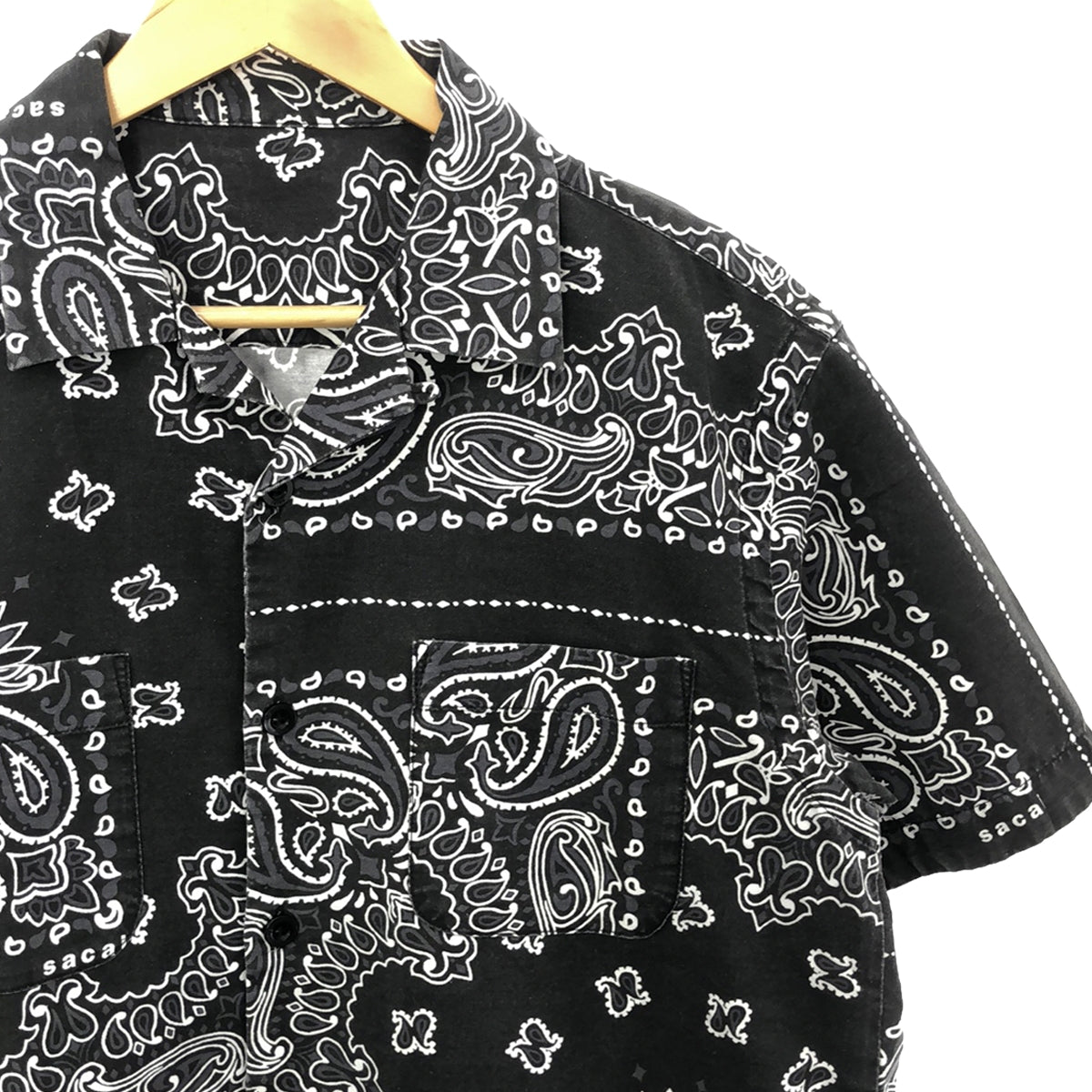 sacai / サカイ | 2022SS | Bandana Print Shirt / バンダナ ペイズリー オープンカラー シャツ | – KLD