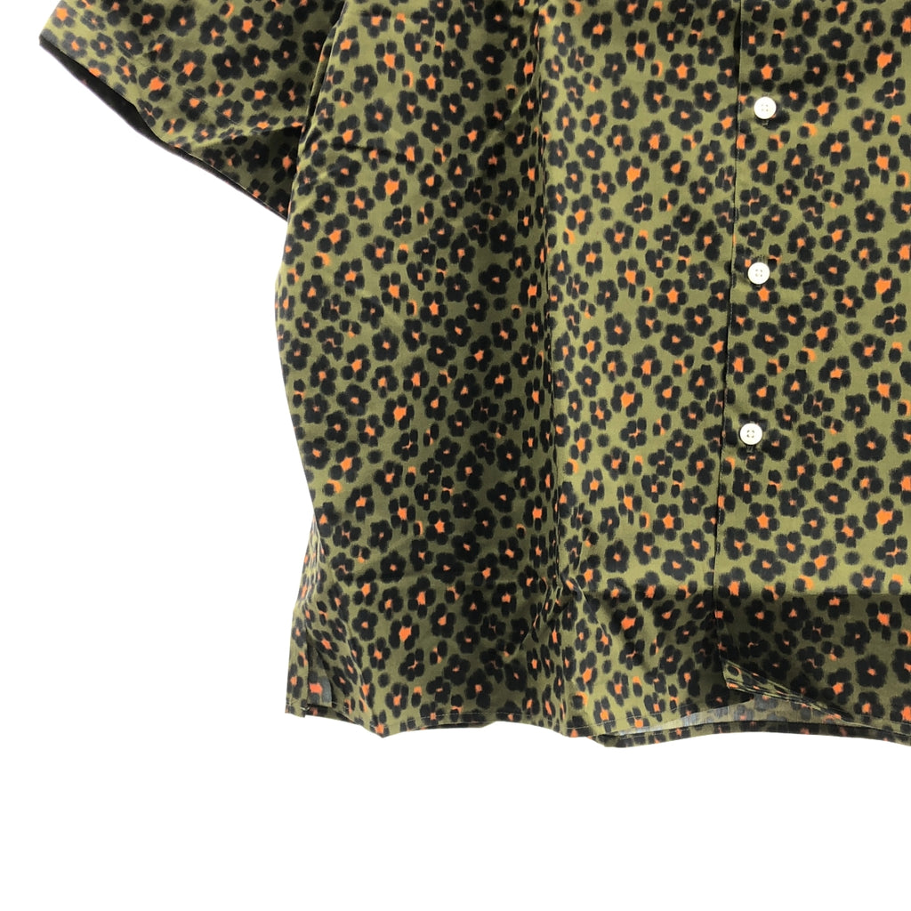 【新品】KENZO | 2023 春夏 | Hana Leo 短袖襯衫 | 豹紋夏威夷襯衫 | M碼 | 卡其色 | 男款