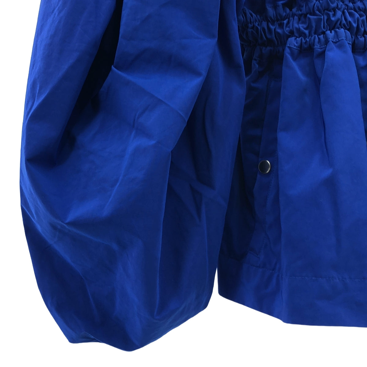 [狀況良好] ENFOLD | 2020 |塔夫綢褶皺豐盈束腰夾克 | SHOPBOP尺寸 36 |藍色 |女性的