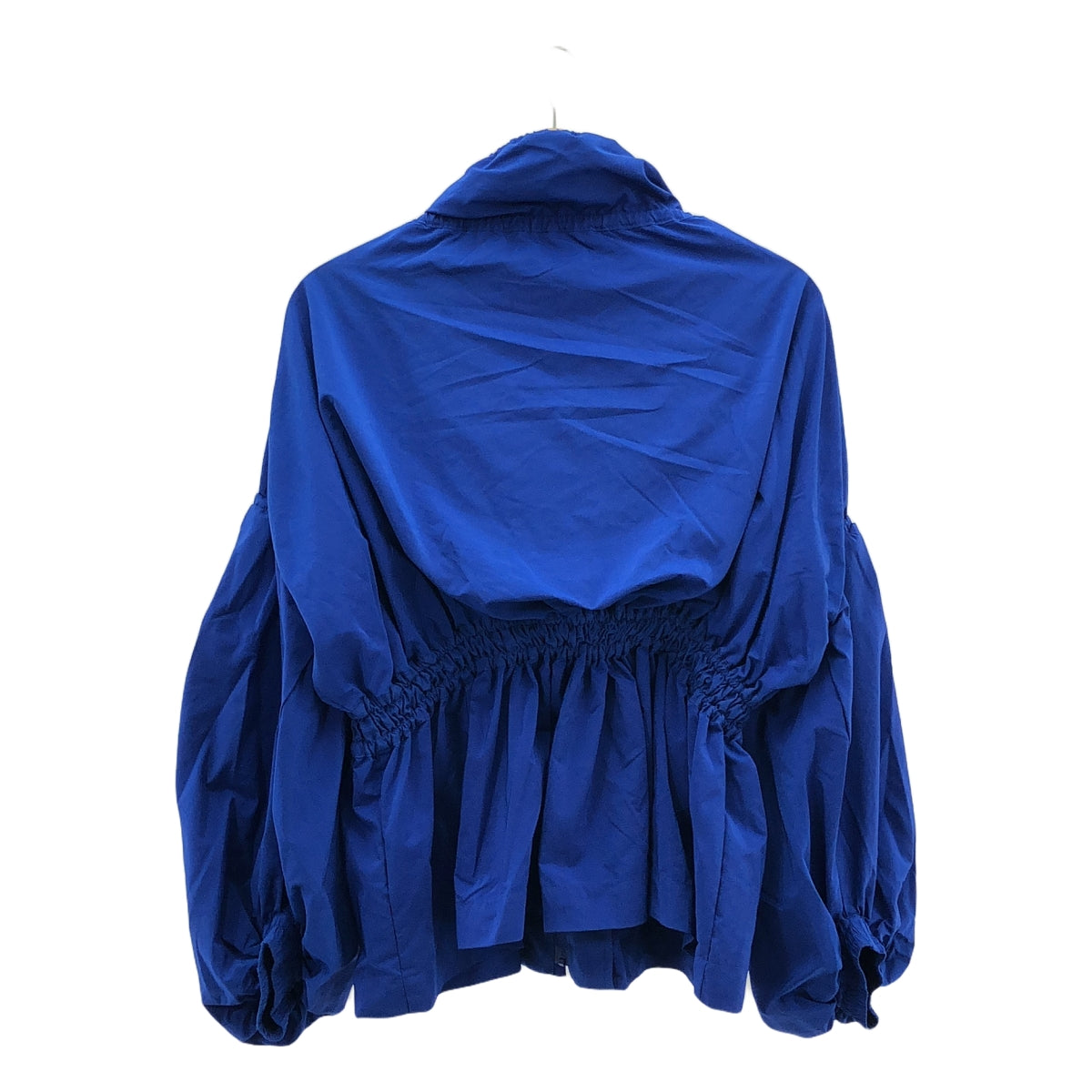 [狀況良好] ENFOLD | 2020 |塔夫綢褶皺豐盈束腰夾克 | SHOPBOP尺寸 36 |藍色 |女性的