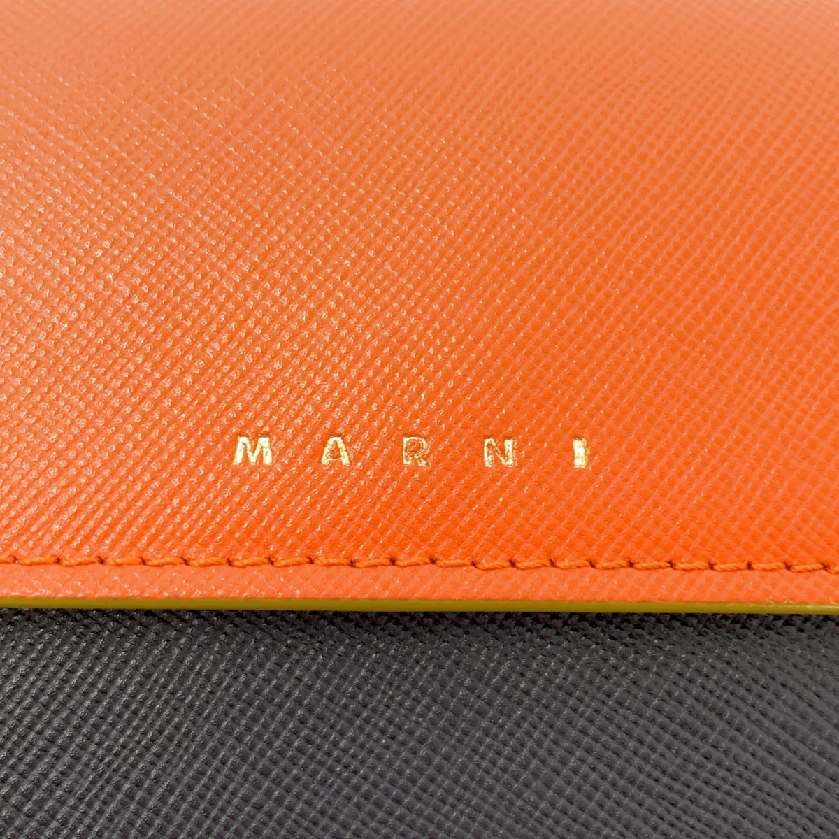 MARNI / 마르니 | 트렁크 로고 플랩 지갑 긴 지갑 |