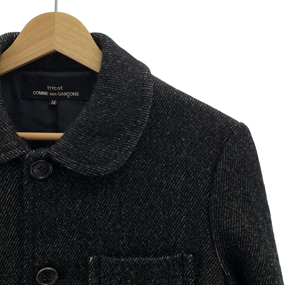 tricot COMME des GARÇONS | 2006 秋冬 | 羊毛圓領工裝外套 | M碼 | 女款