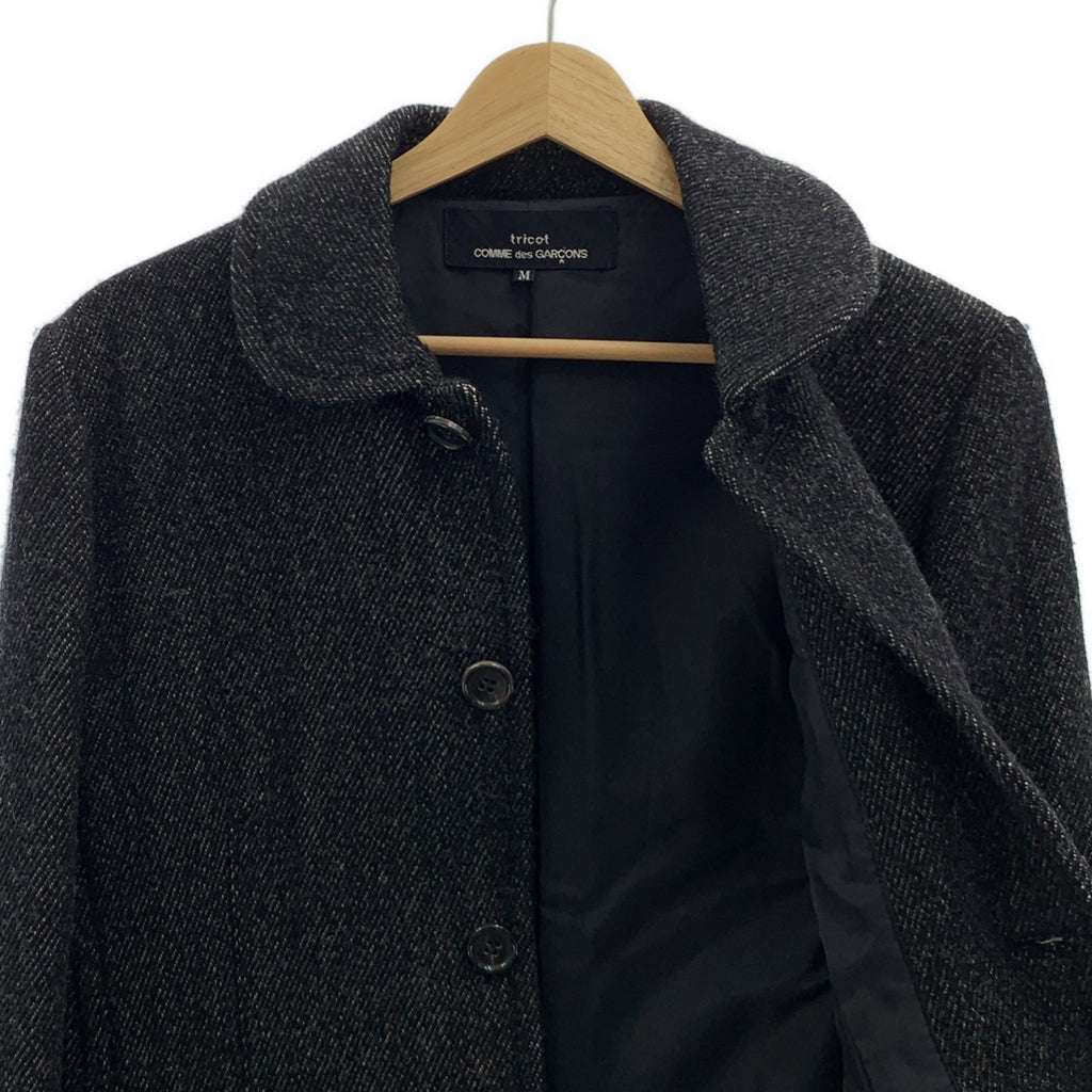 tricot COMME des GARCONS / 트리코콤 데 갤슨 | 2006AW | 울 라운드 컬러 워크 재킷 | M | 여성