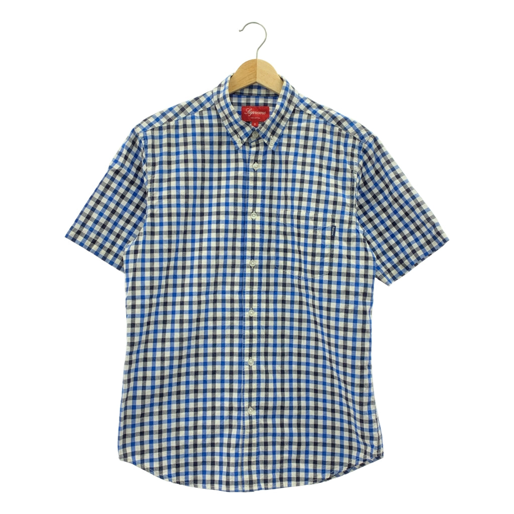 SUPREME / シュプリーム | ギンガムチェック ボタンダウン 半袖シャツ | S | メンズ