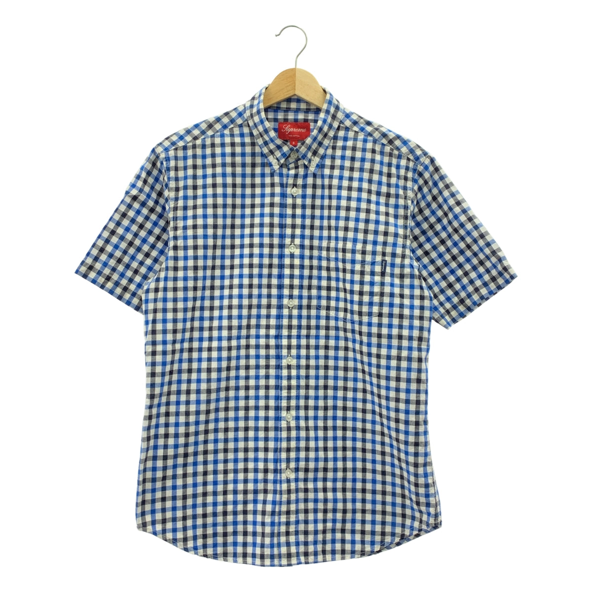 SUPREME / シュプリーム | ギンガムチェック ボタンダウン 半袖シャツ | S | メンズ